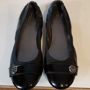 Black coach flats